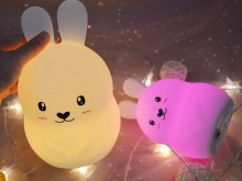 Kids Severno  Projector Rabbit Art.239838Children's night light led rabbit touch rgb remote control