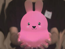 Kids Severno  Projector Rabbit Art.239838Children's night light led rabbit touch rgb remote control