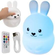 Kids Severno  Projector Rabbit Art.239838Children's night light led rabbit touch rgb remote control