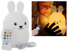 Kids Severno  Projector Rabbit Art.239838Children's night light led rabbit touch rgb remote control