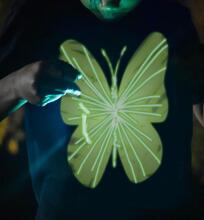 Splat Planet T-Shirt Butterfly Art.SPG0041 pimedas helendav T-särk, Lliblikas