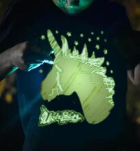 Splat Planet T-Shirt Unicorn Art.SPG0011  pimedas helendav T-särk, Lliblikas