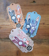 Cuty Clips Bunny  Art.CL0005  Original hair clip 2 pcs.