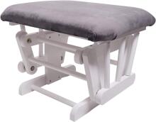 Mendler Relaxing Rocking Chair Art.HWC-C76 Velvet Grey Kiiktool söötmiseks