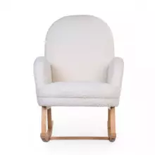 Childhome Rocking Chair Art.BB65182 Teddy Of White  Kiiktool söötmiseks