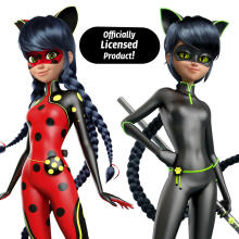 MIRACULOUS nukk Hero Switch Ladybug Fashion Doll, 50414