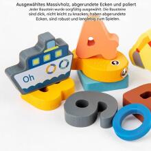 Wooden Puzzles Montessori 6 in 1  Art.241379    Montessori puidust pusle
