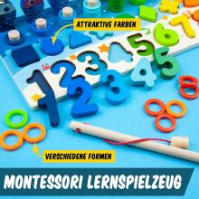 Faerly® Montessori Toy Magnetic Fishing Game  Art.241379    Montessori puidust pusle