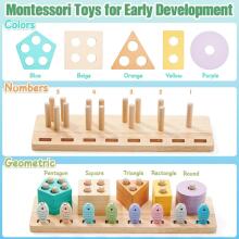Atoylink Montessori Toy 3 in 1 Art.241383 Montessori puidust pusle