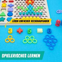 Faerly® Montessori Toy Magnetic Game 5 in 1 Art.241385    Montessori puidust pusle