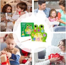 Generisch Magnetic Fishing Games Frog Art.241387 Montessori puidust pusle