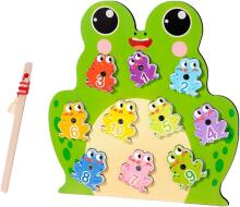 Generisch Magnetic Fishing Games Frog Art.241387 Montessori puidust pusle