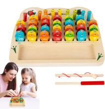 Riaisttd Fishing Wood Game Alphabet and Number Art.241388   Montessori puidust pusle