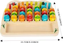 Riaisttd Fishing Wood Game Alphabet and Number Art.241388   Montessori puidust pusle