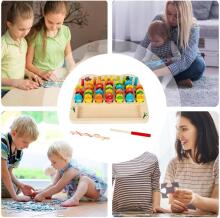 Riaisttd Fishing Wood Game Alphabet and Number Art.241388   Montessori puidust pusle