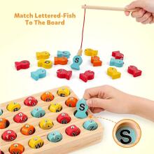 Coogam Wooden Magnetic Fishing Game  Art.241409 Montessori puidust pusle