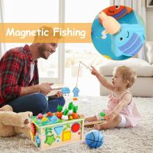Focenat Montessori Wooden Toy 9-in-1 Art.241410    Montessori puidust pusle