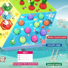 Uping Magnetic Fishing Game Art.241408 Montessori puidust pusle