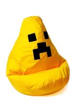 Qubo™  Drop Minecraft Art.241762 Citron Bean bag, Kott tool
