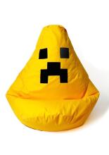 Qubo™  Drop Minecraft Art.241762 Citron Bean bag, Kott tool