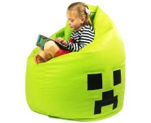 Qubo™  Drop Minecraft Art.241762 Citron Bean bag, Kott tool
