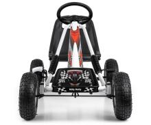 MILLY MALLY 5703 Ʋukuku ƒe afɔti Gokart Thor White