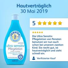 Penaten Skin Ultra Sensitive Lotion Art.244264 Kūdikių veido ir kūno pienelis, 400ml
