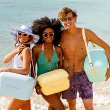 Polarbox Cool Box Retro Cooler Art.244394 Cyan – Baby rose