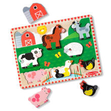 MELISSA & DOUG Lauku saimniecības puzle ar lieliem gabaliem