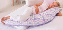 La Bebe™ Moon Satin Maternity Pillow  Art.246534 Large pregnancy pillow with Memory Foam filling (especially soft and quiet filling) 195cm