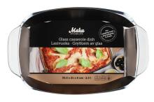 Maku Glass casserole nuɖugba 2,3 L 33,5x21,5 cm