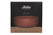 Maku Kplu bɔbɔe 14,5 cm terracotta 2 pcs