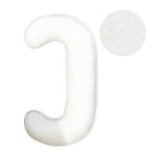 La Bebe™ Maternity Pillow Sì - Duo Art.287550 Linen fabric, grey with pattern. Multifunctional maternity pillow with memory foam filling
