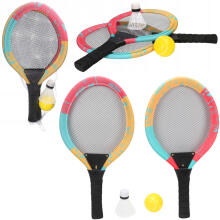 I-Toys Badminton Set Art.247341 Paddle Racket Set (2 Rackets, Ball and Shuttlecock)