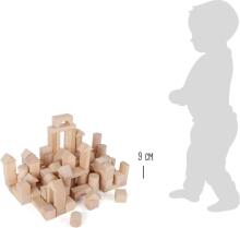 Legler Wooden Blocks  Art.247894 Puidust kuubikud kotis, 100 tk.
