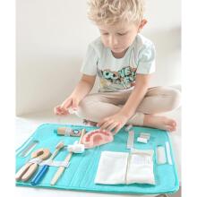 TOOKY TOY Aɖudɔdala Sue Set Ðɔkta ƒe Mɔzɔkplo 19 pcs. FSC ƒe agbalẽ