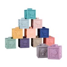 WOOPIE BABY Sensory Blocks Mimi Puzzle Gbeɖiɖi 12 pcs.