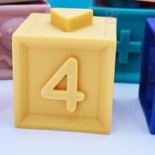 WOOPIE BABY Sensory Blocks Mimi Puzzle Gbeɖiɖi 12 pcs.