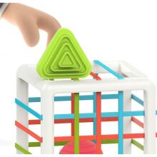 WOOPIE BABY Flexible Sensory Cube Sorter na Ðeviwo Amadede Nɔnɔmewo