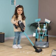SMOBY Dzadzɛnyenye trolley kple Rowenta vacuum cleaner kple gbeɖiɖi + 10 kpeɖeŋutɔ