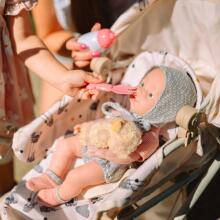 WOOPIE ROYAL Vidzĩ Doll 36 cm le Awu kple Teddy Bear Nuɖuɖu Kpekpeɖeŋunuwo