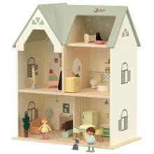 CLASSIC WORLD Ati Dollhouse Gã aɖe si me Furniture Le