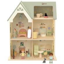 CLASSIC WORLD Ati Dollhouse Gã aɖe si me Furniture Le