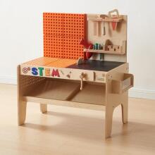 MASTERKIDZ Wooden Workshop XXL Montessori STEM with Tools + Accessories