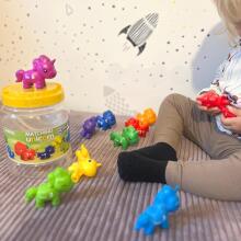 WOOPIE Montessori Nusɔsrɔ̃ Xexlẽdzesiwo Amadedewo Ðo Unicorns be woaƒo ƒu "Match the Xexlẽdzesiwo" 13 pcs.