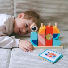 TOOKY TOY Crab Ati Puzzle Stacks Blocks Pastel