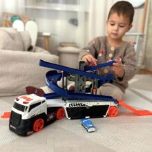 WOOPIE Interactive Truck Tow Truck Track kple Gbeɖiɖi kple Kekeli