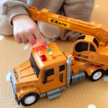 WOOPIE Interactive Crane kple Movable Hook Lɔri 1:14