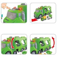 WOOPIE Green Tow Truck Dugã me Lɔri ƒe Gbeɖiɖi kple Kekeli ƒe Ŋusẽkpɔɖeamedzi