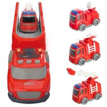 WOOPIE Big Red City Lɔri Tow Lɔri Gbeɖiɖi kple Kekeli ƒe Ŋusẽkpɔɖeamedzi